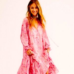 Feeling Groovy Maxi Dress Free People XS